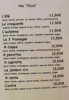 A Stazzona menu