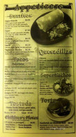 La Roca menu