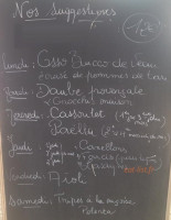 Le Grain de Sel menu