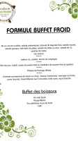 Domaine De Chantesse menu