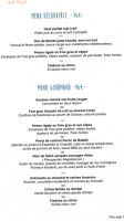 Le Loup Blanc menu