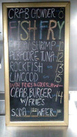 Oregon Fishmongers menu