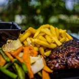 The Charcoal Grill food