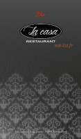 La Casa menu