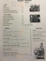 Cang's Sushi menu