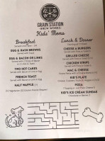 Grain Station menu