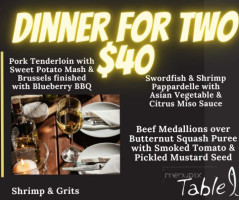 Table 9 menu