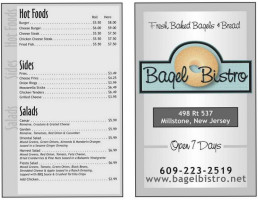 N.y. Bagel Bistro menu