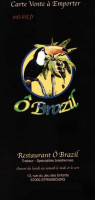 Ô Brazil menu