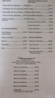 Trina's Mexican Food menu