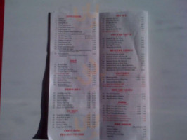 China King menu