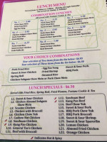 Orient Cafe menu