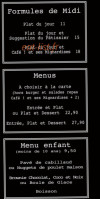 La Pose Bistrot menu