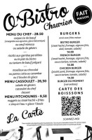 O' Bistro menu