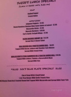 Docs Pizza Steak menu