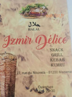 İzmir Delice menu