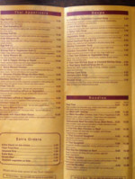 Rockside Thai Gourmet menu