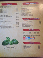 Pizza Garden menu