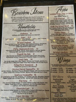 Bourbon Mill menu