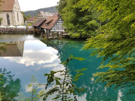 Cafe am Blautopf outside