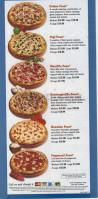 Domino's Pizza menu