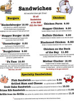 Stopper's menu