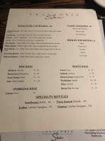 Trattoria Sei menu