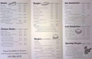 Nuse's Deli menu