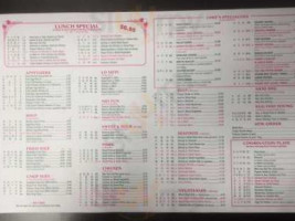 China King Chinese Take Out menu