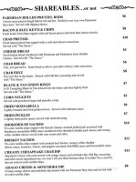 Darrylz Hometown Grill menu