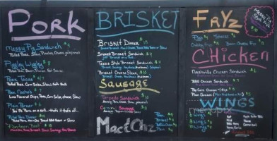 Kutztown Fire Co menu