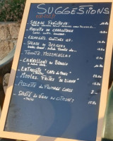 Au Bon Accueil menu