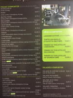 Le Campagnol menu