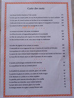 Du Phare menu