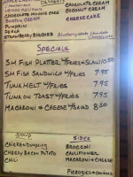 Zacherl's menu