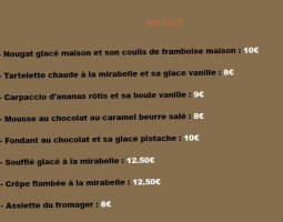 Le Toque menu