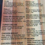 Todd's Diner Piatti