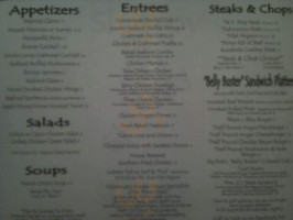 Charlie Weaver's Bar Restaurant menu