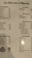 Capri Pizza menu