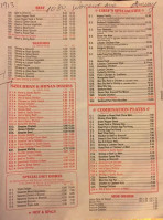 Fu Xing Inc menu