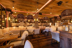 La Ferme Saint Amour Courchevel food