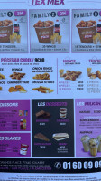 Le Chalet à Pizza menu