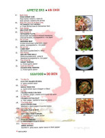 Vietnam menu