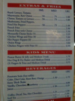 Lou's Sandwich Shop menu