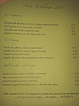 Osteria Punto E A Capo menu