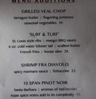 Ludwigs Inn Oyster menu