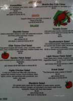 East Shore Cafe menu