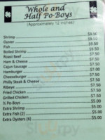 O'neal's menu