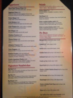 S B's Grill menu