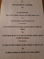 Comme Chez Papa Et Maman menu